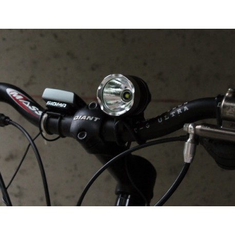 Phare lampe éclairage rechargeable puissant vélo cycle casque fixation