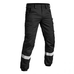 Pantalon V2 SÉCU-ONE bas élastiqué HV-TAPE noi