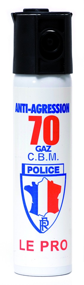 Bombe anti agression lacrymo GEL PRO 75 ml à 12,00 €